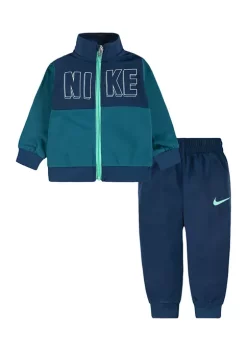 Nike® Baby Boys Long Sleeve Brushed Tricot Set