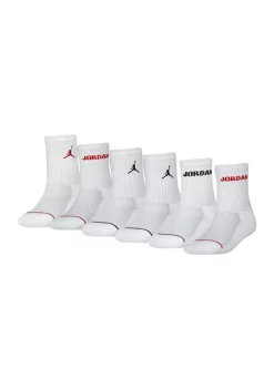 Nike® Boys Jordan Legend Crew Socks - 6 Pack