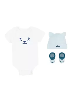 Nike® Baby Boys Boxed Onesie Animal Face Set -Nike® Shop Belk 1079