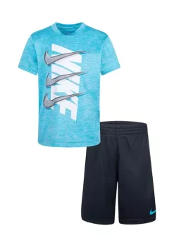 Nike® Boys 4-7 Drop Set Graphic T-Shirt and Shorts Set -Nike® Shop Belk 1089