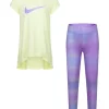Nike® Girls 4-6x Allover Print Leggings Set
