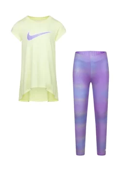 Nike® Girls 4-6x Allover Print Leggings Set -Nike® Shop Belk 1096
