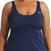Nike® Plus Size Essential Solid Swim Tankini -Nike® Shop Belk 1102