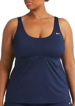 Nike® Plus Size Essential Solid Swim Tankini -Nike® Shop Belk 1105