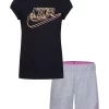 Nike® Girls 4-6x Knit Shorts Set -Nike® Shop Belk 1140