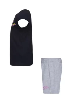 Nike® Girls 4-6x Knit Shorts Set -Nike® Shop Belk 1142