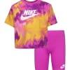 Nike® Girls 4-6x Printed Boxy Graphic T-Shirt and Solid Bike Shorts Set 2 Nike® Girls 4-6x Printed Boxy Graphic T-Shirt and Solid Bike Shorts Set -Nike® Shop Belk 1166