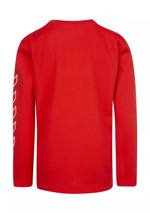 Nike® Boys 4-7 Swoosh Graphic Thermal T-Shirt 4 Nike® Boys 4-7 Swoosh Graphic Thermal T-Shirt - Image 2