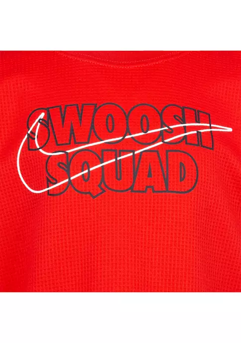 Nike® Boys 4-7 Swoosh Graphic Thermal T-Shirt 6 Nike® Boys 4-7 Swoosh Graphic Thermal T-Shirt - Image 4