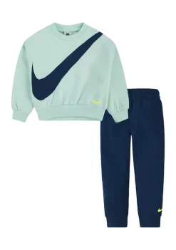 Nike® Toddler Boys Long Sleeve Swoosh Fleece Set -Nike® Shop Belk 1325