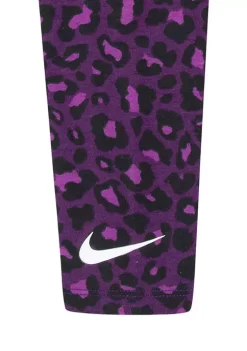Nike® Toddler Girls Long Sleeve Crew Neck Sweatshirt and Animal Print Leggings Set -Nike® Shop Belk 1328