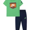 Nike® Toddler Boys Short Sleeve Outdoors T-Shirt and Pants Set