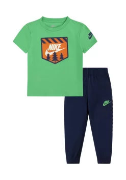Nike® Toddler Boys Short Sleeve Outdoors T-Shirt and Pants Set -Nike® Shop Belk 150