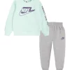 Nike® Toddler Boys Long Sleeve Club Fleece Crew Set
