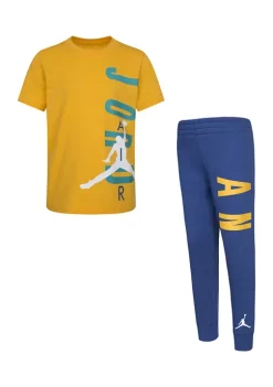 Nike® Boys 4-7 Jordan Lineup T-Shirt and Pants Set