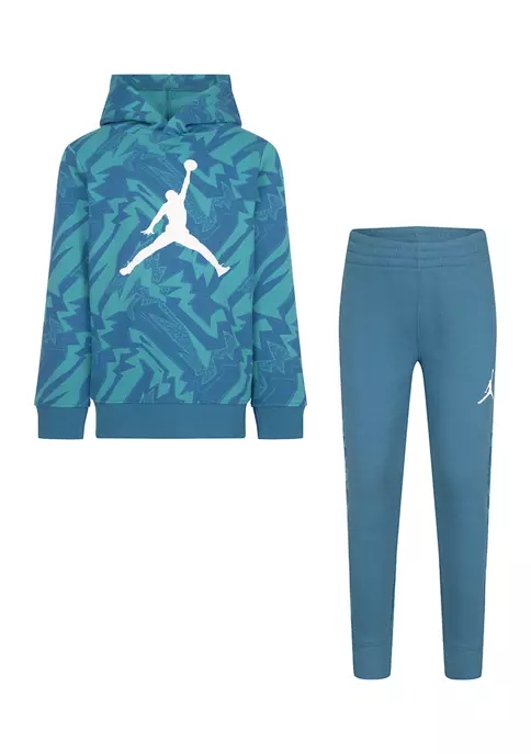 Nike® Boys 4-7 Michael Jordan Essentials Fleece Allover Print Set 9 Nike® Boys 4-7 Michael Jordan Essentials Fleece Allover Print Set - Image 7