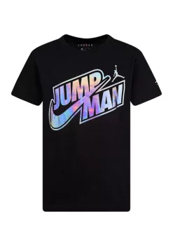 Nike® Boys 8-20 Iridescent Short Sleeve Jumpman T-Shirt