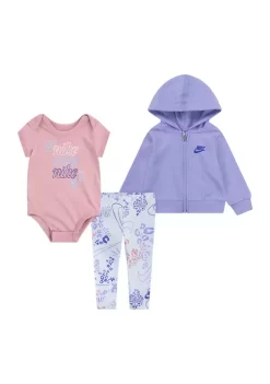 Nike® Baby Girls 3 Piece Allover Print Set -Nike® Shop Belk 315