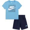 Nike® Toddler Boys Short Sleeve Club Shorts Set