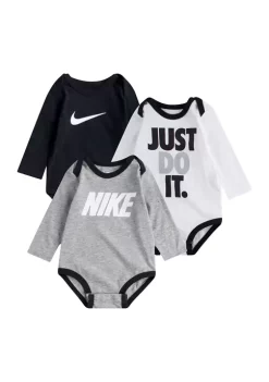 Nike® Baby Boys Long Sleeve Just Do It Swoosh Bodysuit Set -Nike® Shop Belk 347
