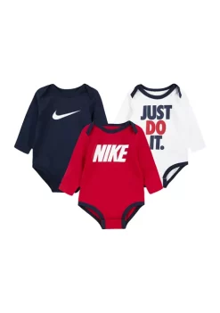 Nike® Baby Boys Long Sleeve Just Do It Swoosh Bodysuit Set -Nike® Shop Belk 348
