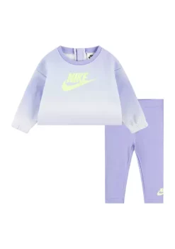 Nike® Baby Girls Printed Club Leggings Set