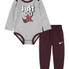 Nike® Baby Boys Logo Bodysuit Pants Set