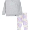 Nike® Toddler Girls Long Sleeve Crew Neck Fleece Sweatshirt and Spotted Leggings Set -Nike® Shop Belk 389