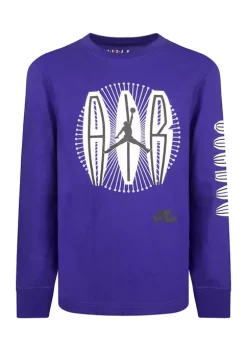Nike® Boys 8-20 MJ MVP Long Sleeve Graphic T-Shirt