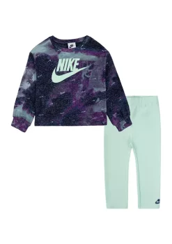 Nike® Toddler Girls Long Sleeve Sweatshirt Legging Set -Nike® Shop Belk 411