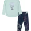 Nike® Toddler Girls Long Sleeve Crossover Tunic Legging Set -Nike® Shop Belk 412