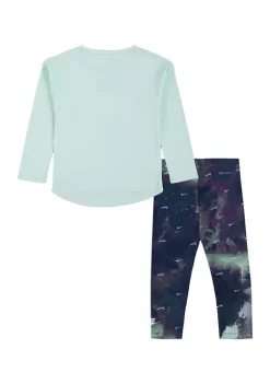 Nike® Toddler Girls Long Sleeve Crossover Tunic Legging Set -Nike® Shop Belk 413