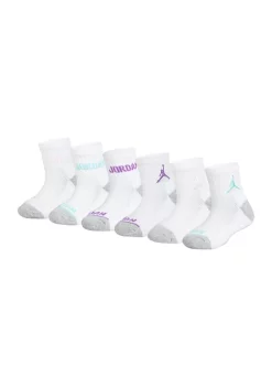 Nike® Girls Jordan Legend Ankle Socks - 6 Pack -Nike® Shop Belk 459