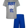 Nike® Boys 4-7 Just Do It T-Shirt and Shorts Set