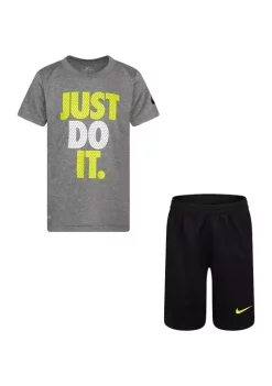 Nike® Boys 4-7 Just Do It T-Shirt and Shorts Set -Nike® Shop Belk 492