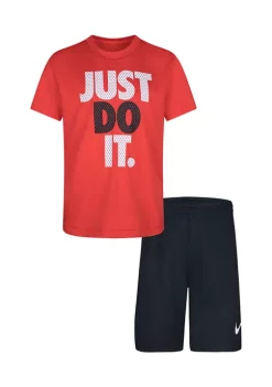 Nike® Boys 4-7 Just Do It T-Shirt and Shorts Set -Nike® Shop Belk 493
