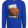 Nike® Boys 4-7 Long Sleeve Basketball Graphic T-Shirt