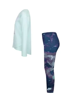 Nike® Girls 4-6x Crossover Tunic and Legging Set -Nike® Shop Belk 580