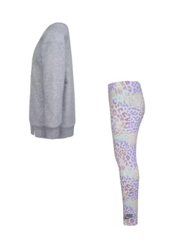 Nike® Girls 4-6x Crew Neck Sweatshirt and Leggings Set -Nike® Shop Belk 606