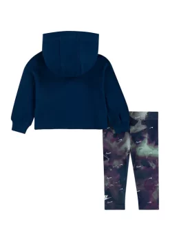 Nike® Toddler Girls Long Sleeves Pullover Hoodie Set -Nike® Shop Belk 613