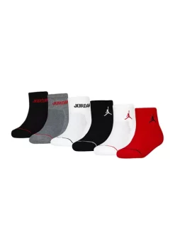 Nike® Boys Jordan Legend Ankle Socks - 6 Pack -Nike® Shop Belk 694