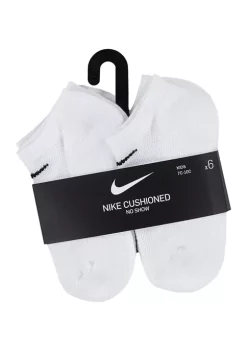 Nike® Boys 4-7 6 Pack Mesh Cushion No Show Socks -Nike® Shop Belk 706