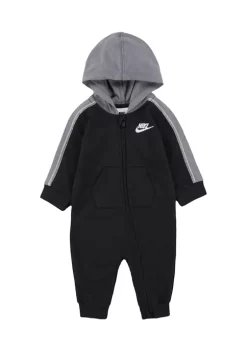 Nike® Baby Boys Long Sleeve Amplify Hooded Coveralls
