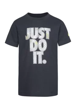 Nike® Girls 4-6x Short Sleeve Just Do It Graphic T-Shirt