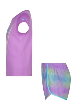 Nike® Girls 4-6x Allover Print Sprinter Shorts Set -Nike® Shop Belk 787