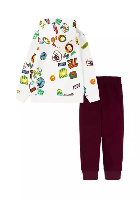 Nike® Toddler Girls Long Sleeve Outdoor Fleece Set 4 Nike® Toddler Girls Long Sleeve Outdoor Fleece Set - Image 2