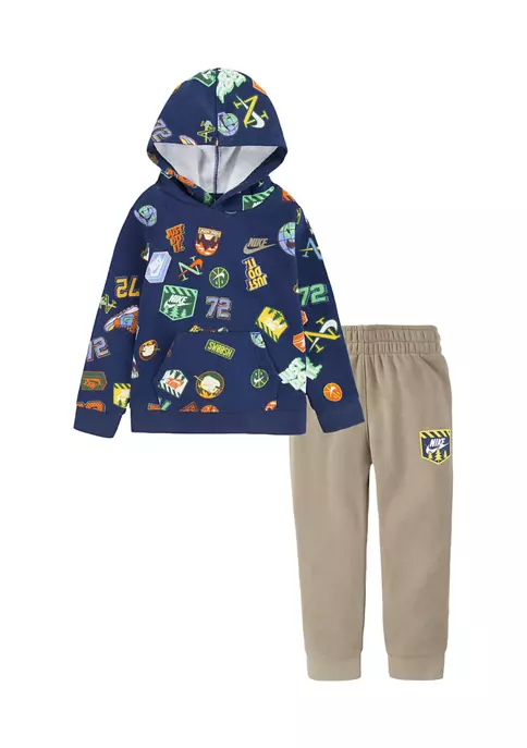 Nike® Toddler Girls Long Sleeve Outdoor Fleece Set 8 Nike® Toddler Girls Long Sleeve Outdoor Fleece Set - Image 6