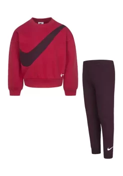 Nike® Boys 4-7 Swoosh Essentials Fleece Set