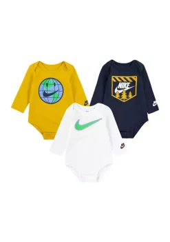 Nike® Baby Boys Outdoor Bodysuits - 3 Pack -Nike® Shop Belk 901