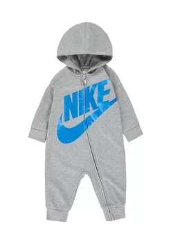 Nike® Baby Boys Hooded Logo Coverall